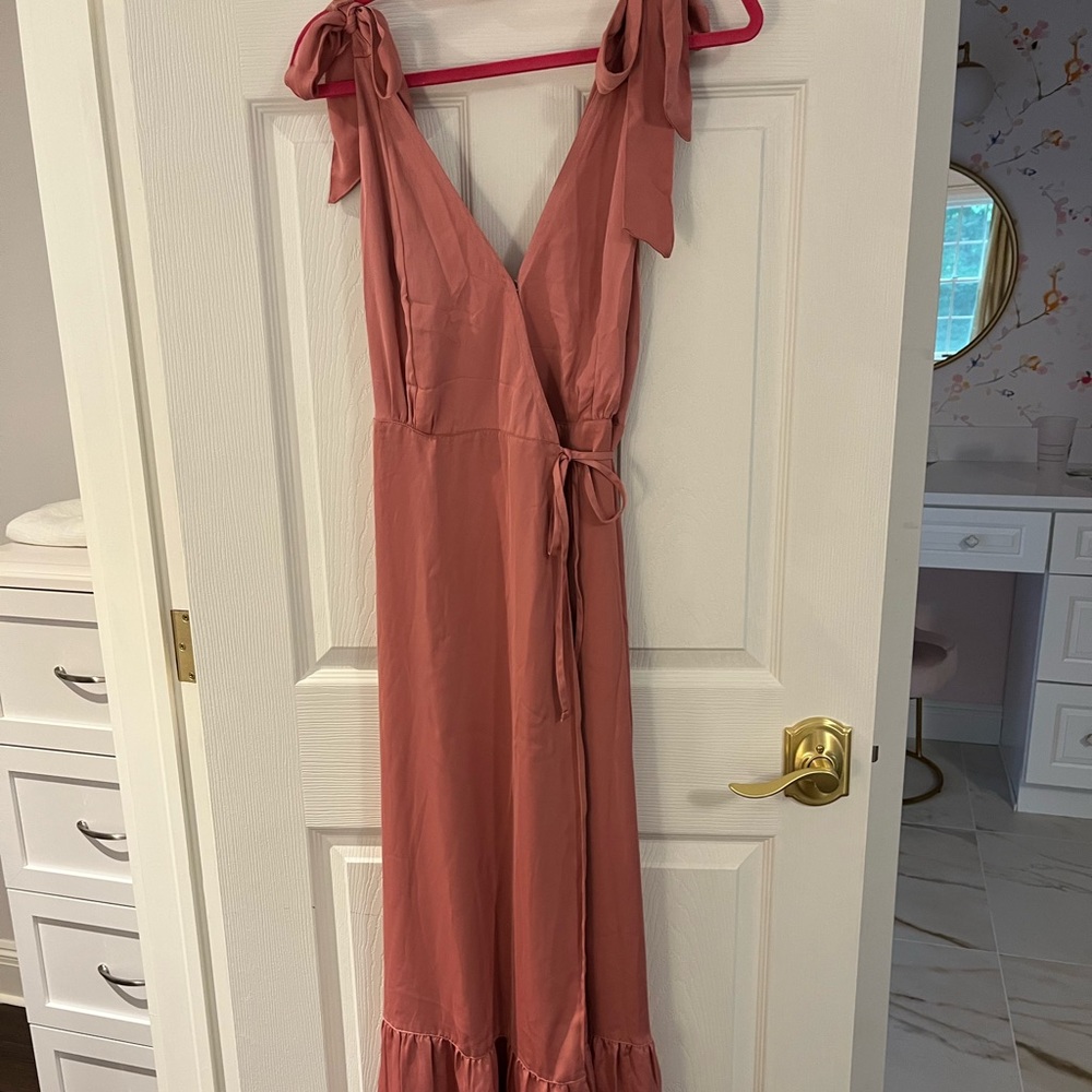 Abercrombie Pink Midi Dress